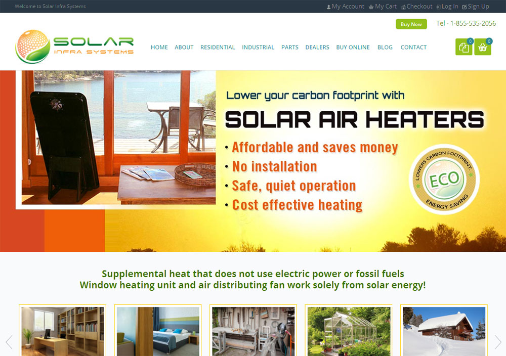 Solar Infra Systems Website Design, Online Marketing, Website